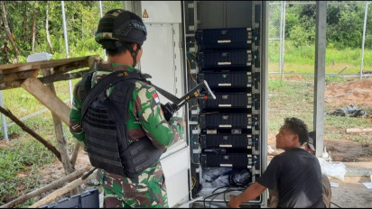 Masyarakat Kampung Kawe Sambut Sukacita Kehadiran Internet