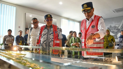 Jelang Diresmikan Presiden, Menhub Tinjau Depo Kereta Api Sulsel