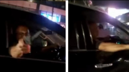 Viral! Pengemudi Pajero Kembali Berulah, Mabuk dan Lembar Botol ke Jalan Raya