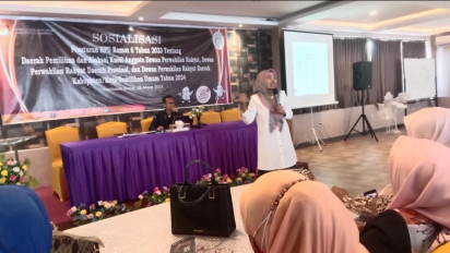 KPU Kabupaten Sumbawa Sosialisasi Dapil dan Alokasi Kursi Pileg 2024