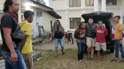 Polisi Ringkus Kawanan Pencuri Ternak Sapi Lintas Provinsi