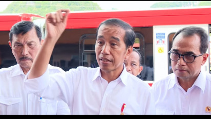 Sah! Jokowi Resmikan Kereta Api Pertama di Sulawesi