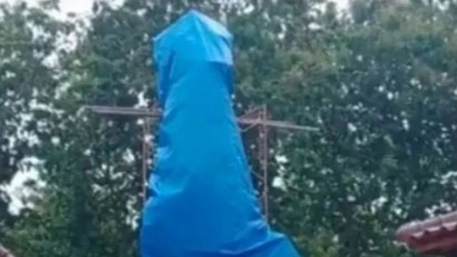 Viral Patung Bunda Maria di Kulon Progo Ditutup Terpal, Anggota Banser Afif Fuad: Jogja Kenapa Begini? Ini Ormas Apa?