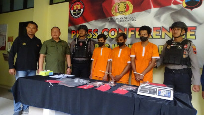Operasi Ramadhan Polres Wonosobo Amankan 55 Kilogram Serbuk Mercon