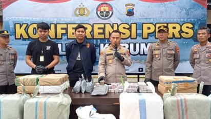 Polres Kebumen Amankan 18 Kilogram Bubuk Mercon dan Jutaan Butir Petasan Rawit Siap Jual
