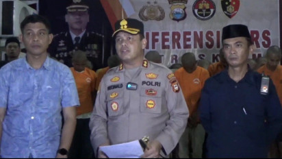 Polres Gowa Tetapkan 40 Tersangka Kasus Penyerangan dan Pembusuran yang Menewaskan Warga