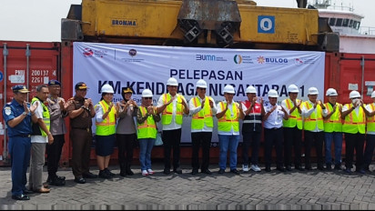 Penuhi Kebutuhan Pangan, Badan Pangan Nasional Gandeng Kemenhub Kirim Beras dari Jawa Timur ke NTT melalui Tol Laut