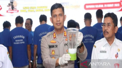Polres Tapanuli Selatan Musnahkan 131,82 Gram Sabu