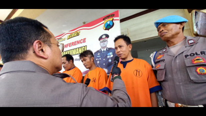 Beraksi di 29 TKP, Komplotan Spesialis Pembobol Brankas di Banyuwangi Dibekuk