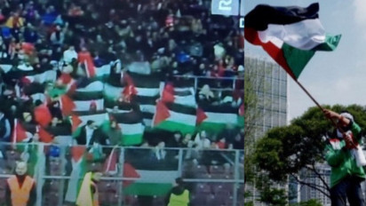 Merinding, Ratusan Bendera Palestina Berkibar di Laga Kualifikasi Euro 2024 Swiss vs Israel