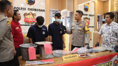 Dua Pemuda di Grobogan Diringkus Polisi saat COD 5 Kilogram Bubuk Mercon