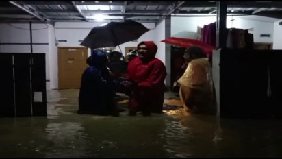 Ribuan Rumah Terendam Banjir di Lima Kecamatan Cirebon