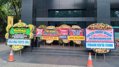 Piala Dunia U-20 Batal di Indonesia, Kantor PSSI Dipenuhi Karangan Bunga