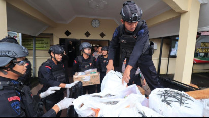 Polres Purbalingga Datangkan Jibom Brimob untuk Disposal Bahan Pembuat Petasan