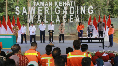 Berkunjung ke Sorowako, Jokowi Minta Perusahaan Tambang di Indonesia Mencontoh Pengelolaan Tambang PT Vale