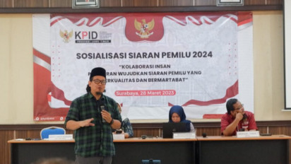 Penyiaran Nasional ke 90 Tahun, KPID Jatim Lembaga Penyiaran Diharapkan Memberi Informasi Berkualitas Jelang Pemilu 2024