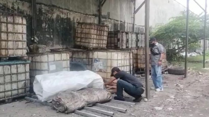 Gudang Daur Ulang Limbah Minyak Sawit di Sidoarjo Digerebek, Diduga Palsukan Merek