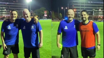 Final Piala Palestina Ditembak Gas Air Mata Secara Brutal oleh Tentara Israel, Presiden FIFA Malah Asyik Fun Football