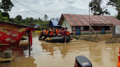 Meluas, BNPB Catat Sebanyak 4.166 Rumah Warga di Kapuas Kalimantan Tengah Terdampak Banjir