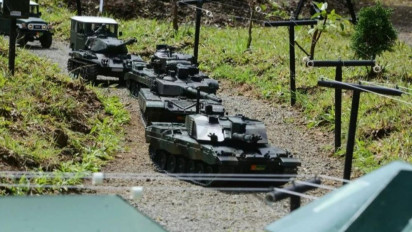 Rindam III Siliwangi, Simulasi Pertempuran  dengan Gladi Model Remot Kontrol