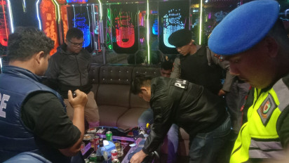 Razia Sejumlah Tempat Hiburan Malam di Karimun, 20 Orang Langsung Dites Urine