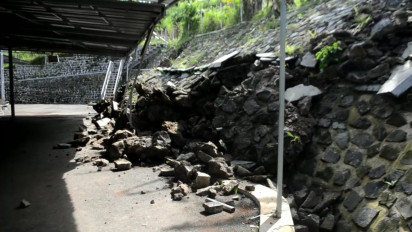 TPT Puskesmas Bantarujeg Majalengka Ambruk, Seluruh Pasien Dievakuasi