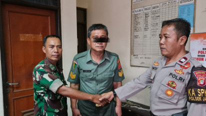 Aksi Serda Ayupti Babinsa Jati Luhur Tangkap TNI Gadungan