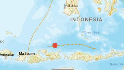 Gempa Bumi Bermagnitudo 5,8 di Kabupaten Bima Nusa Tenggara Barat Terasa Sampai Takalar