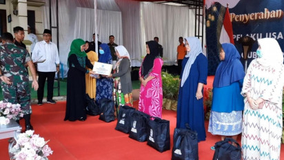 Safari Ramadhan di Madura, Gubernur Khofifah : Selamatkan Pelaku Usaha Ultra Mikro di Pamekasan dari Rentenir