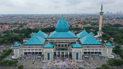 Megahnya Masjid Nasional Al-Akbar Surabaya, Jadi Pusat Kajian dan Pemersatu Umat Islam