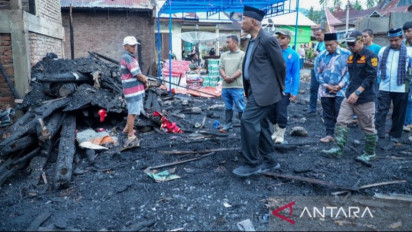 Update Kebakaran Solok, Gubernur Sumbar Tinjau dan Beri Bantuan