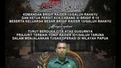 Gugur Ditembak KKB, Jenazah Pratu Hamdan Tiba di Sumbawa 5 April 2023