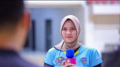 Potret Nandita Ayu Salsabila, Atlet Voli Cantik Hijab Calon Tumpuan Indonesia di SEA Games