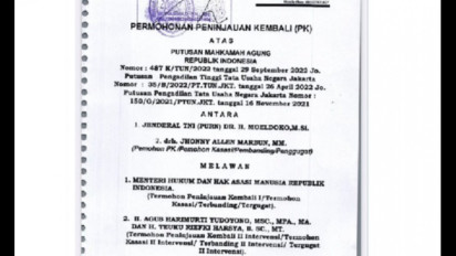 Jansen Sitindaon Tulis Pernyataan Terbuka Soal PK yang Dilayangkan Moeldoko: Ajaib Benar Anda Ini Pak Mul