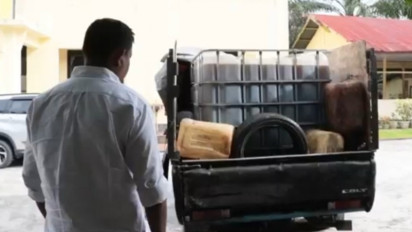 Polisi Bekuk 3 Pelaku dan Amankan 2 Ton BBM Bersubsidi di Nagan Raya