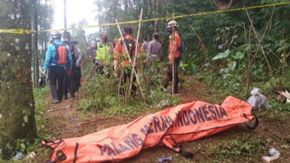 Foto-Foto Lokasi Penemuan Mayat Korban Dukun Pengganda Uang di Banjarnegara