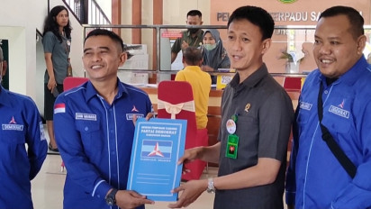 Lawan Kubu Moeldoko, DPC Partai Demokrat Kabupaten Madiun Serahkan Surat Permohonan Perlindungan Hukum ke MA