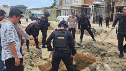 Buruh Bangunan di Kendari Temukan Bom Diduga Peninggalan Perang Dunia II 