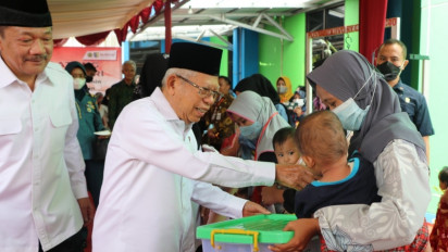 Wapres Tinjau Penanganan Stunting di Kabupaten Demak