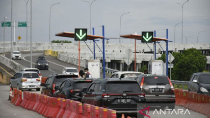 Jumlah Kendaraan Pemudik di JTTS Ruas Tol Kayuagung - Palembang Melalui GT Kramasan Meningkat 10 Persen