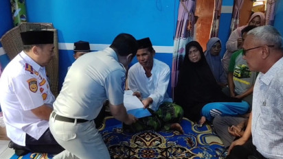 Korban Kecelakaan Maut Mobil Bupati Kuningan Terima Rp100 Juta Santunan Jasa Raharja