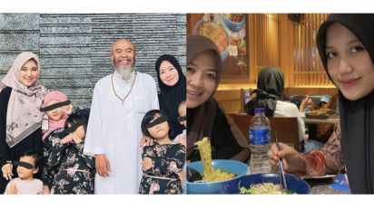 5 Foto Kebersamaan Syekh Puji Bersama Kedua Istrinya, Lutfiana Ulfa Jadi ‘Mahmud’ Cantik dan Akur dengan Istri Tua