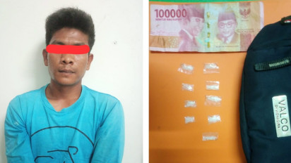 Seorang Nelayan di Sibolga Diamankan Polisi Karena Miliki 9 Paket Sabu