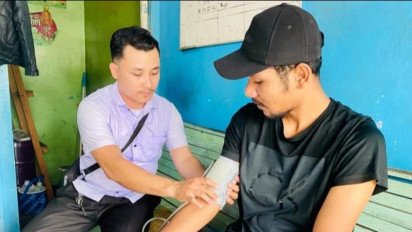 Sebelum Angkut Pemudik Idul Fitri 1444 H, Dishub Aceh Barat Periksa Kesehatan Sopir 