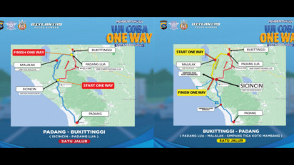 Pengendara Wajib Tahu! Begini Skema Uji Coba Jalur Padang - Bukittinggi Satu Arah