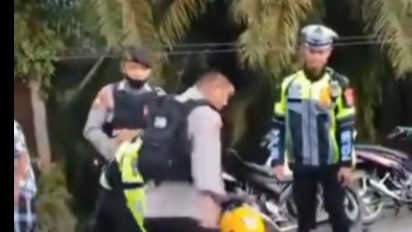 Viral! Polisi Keroyok Pemotor Saat Penertiban Balap Liar, Warganet: Presisi Dirusak