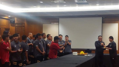 Timnas U-22 Potong Tumpeng, Syukuran Indonesia Tak Jadi dapat Sanksi Banned FIFA