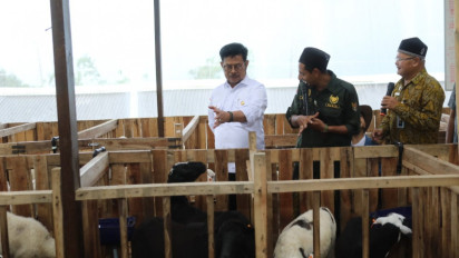 Mentan SYL Ajak Para Peternakan di Kabupaten Bogor Penuhi Kebutuhan Daging Lokal