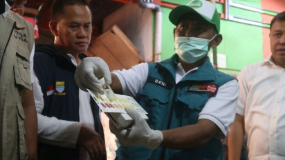 Satgas Pangan Bareskrim Polri Sidak Pasar Tradisional di Bandung, Jaga-jaga Penimbunan Jelang Lebaran