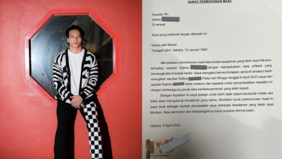 Jefri Nichol Minta Maaf ke Korban Salah Doxing di Atas Materai: Saya Belajar untuk Lebih Baik
